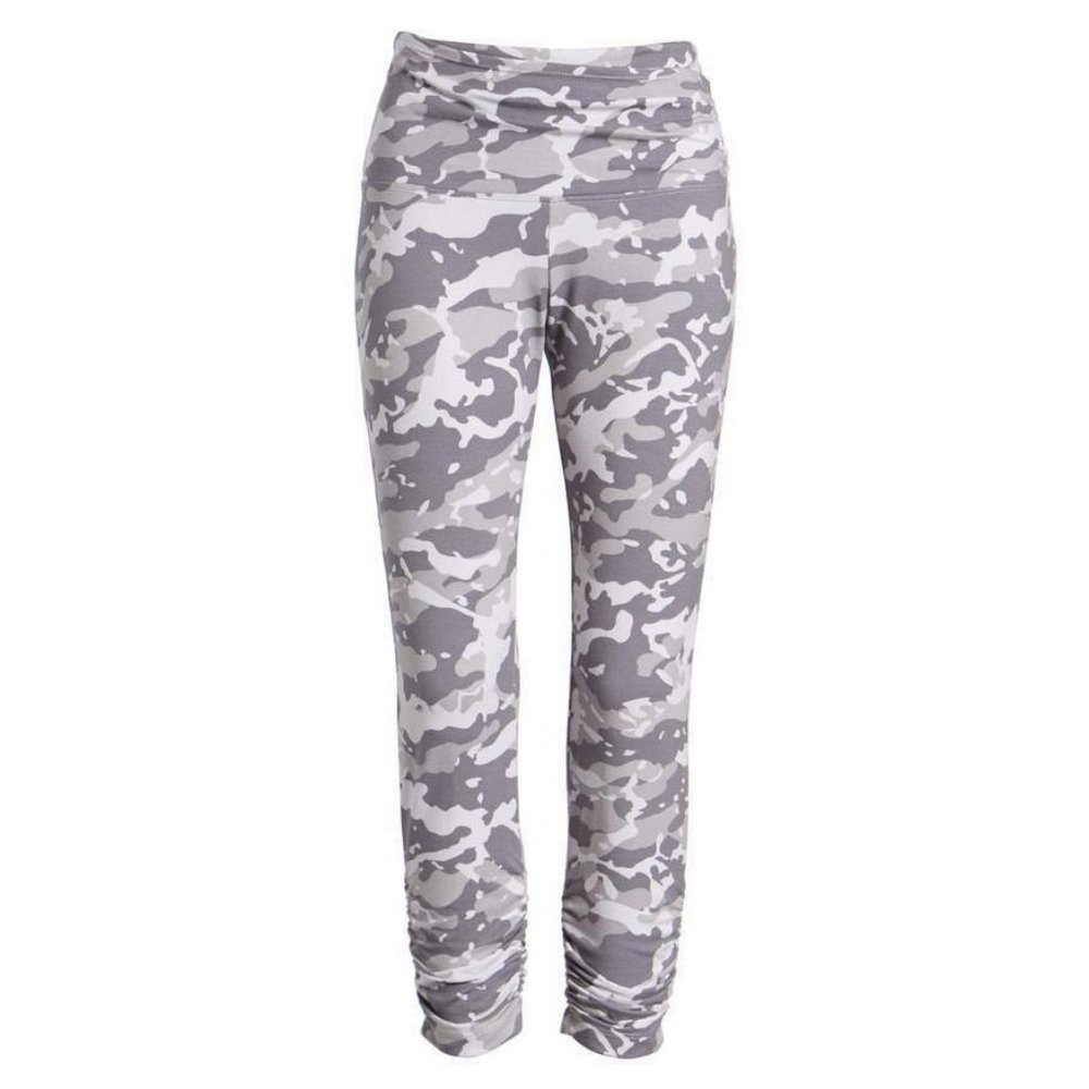 $78 NWOT  Lyssé Scrunched Leggings Smoke Camo Print Size Medium